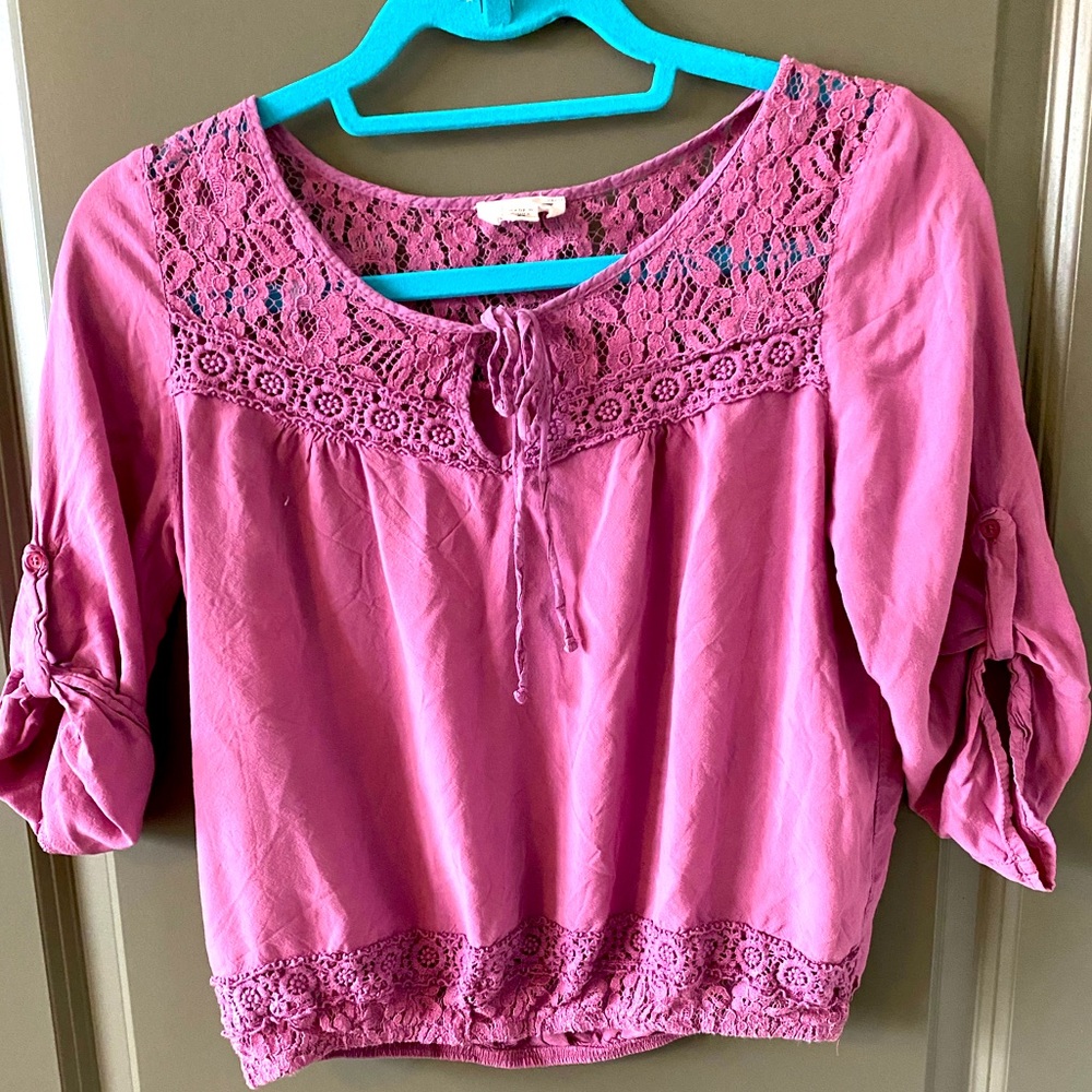 LA hearts 3/4 length shirt